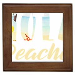 Hola Beaches 3391 Trimmed Framed Tiles