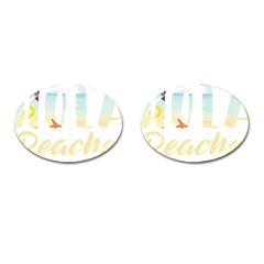 Hola Beaches 3391 Trimmed Cufflinks (oval)