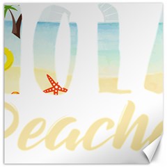 Hola Beaches 3391 Trimmed Canvas 12  X 12  by mattnz