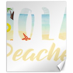 Hola Beaches 3391 Trimmed Canvas 20  X 24  by mattnz