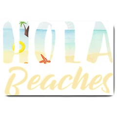 Hola Beaches 3391 Trimmed Large Doormat  by mattnz