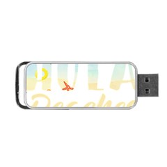 Hola Beaches 3391 Trimmed Portable Usb Flash (two Sides)