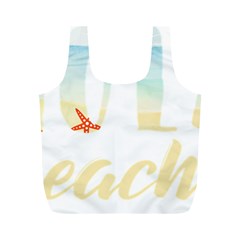 Hola Beaches 3391 Trimmed Full Print Recycle Bag (m) by mattnz