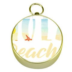 Hola Beaches 3391 Trimmed Gold Compasses by mattnz