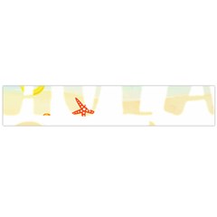 Hola Beaches 3391 Trimmed Large Flano Scarf  by mattnz