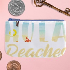 Hola Beaches 3391 Trimmed Large Coin Purse by mattnz