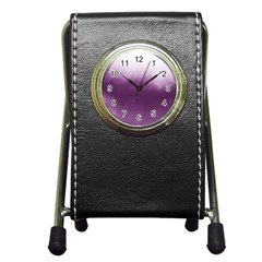 Ombre Pen Holder Desk Clock