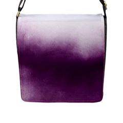 Ombre Flap Closure Messenger Bag (L)