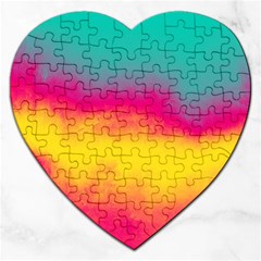 Ombre Jigsaw Puzzle (heart) by Valentinaart