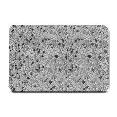 Cracked Texture Abstract Print Small Doormat  by dflcprints