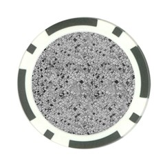 Cracked Texture Abstract Print Poker Chip Card Guard by dflcprints