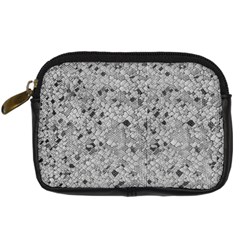 Cracked Texture Abstract Print Digital Camera Leather Case by dflcprints