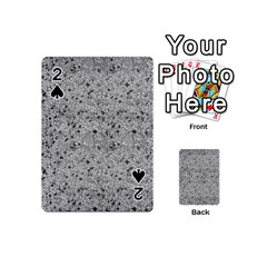 Cracked Texture Abstract Print Playing Cards 54 (mini)