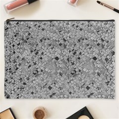 Cracked Texture Abstract Print Cosmetic Bag (xxxl) by dflcprints