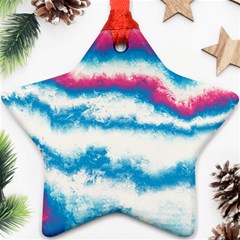 Ombre Star Ornament (two Sides) by Valentinaart