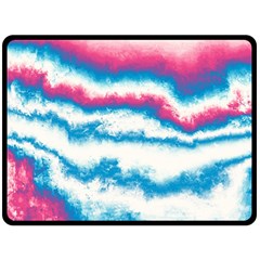 Ombre Double Sided Fleece Blanket (large)  by Valentinaart