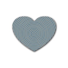 Concentration Rubber Coaster (heart)  by Valentinaart