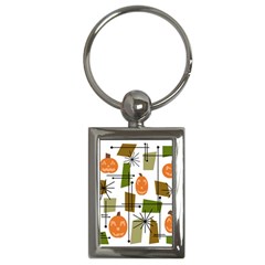 Halloween Mid Century Modern Key Chains (rectangle)  by KayCordingly