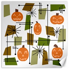 Halloween Mid Century Modern Canvas 16  X 16 