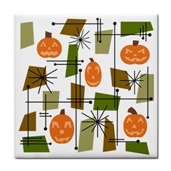 Halloween Mid Century Modern Face Towel by KayCordingly