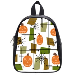 Halloween Mid Century Modern School Bag (small) by KayCordingly