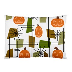 Halloween Mid Century Modern Pillow Case (two Sides) by KayCordingly