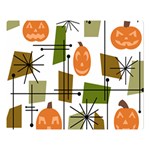 Halloween Mid Century Modern Double Sided Flano Blanket (Large)  80 x60  Blanket Front