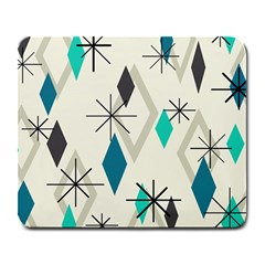 Atomic Era Diamonds (turquoise) Large Mousepads by KayCordingly