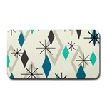 Atomic Era Diamonds (Turquoise) Medium Bar Mats 16 x8.5  Bar Mat