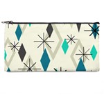 Atomic Era Diamonds (Turquoise) Pencil Cases Front