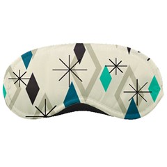 Atomic Era Diamonds (turquoise) Sleeping Masks by KayCordingly