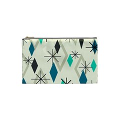 Atomic Era Diamonds (turquoise) Cosmetic Bag (small)