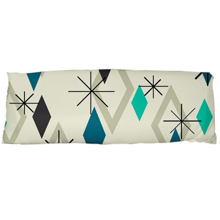 Atomic Era Diamonds (Turquoise) Body Pillow Case (Dakimakura)