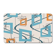 Minimalist Wavy Rectangles Magnet (rectangular) by KayCordingly