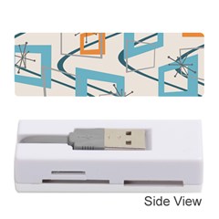 Minimalist Wavy Rectangles Memory Card Reader (stick) by KayCordingly