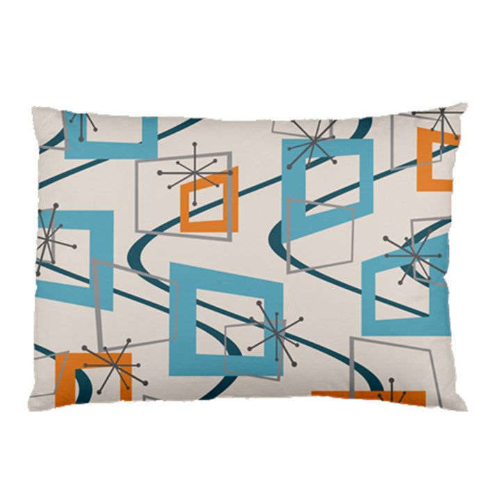 Minimalist Wavy Rectangles Pillow Case (Two Sides)