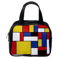 Mondrian Geometric Art Classic Handbag (one Side)