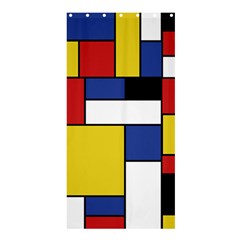 Mondrian Geometric Art Shower Curtain 36  X 72  (stall) 