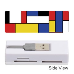 Mondrian Geometric Art Memory Card Reader (stick) by KayCordingly