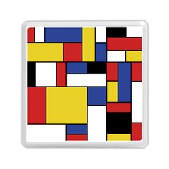 Mondrian Geometric Art Memory Card Reader (square) by KayCordingly