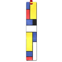 Mondrian Geometric Art Large Book Marks by KayCordingly