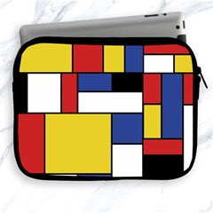 Mondrian Geometric Art Apple Ipad 2/3/4 Zipper Cases by KayCordingly