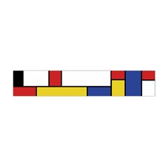 Mondrian Geometric Art Flano Scarf (mini) by KayCordingly