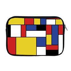 Mondrian Geometric Art Apple Macbook Pro 17  Zipper Case by KayCordingly