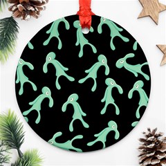 Bold And Brash Pattern Ornament (round) by Valentinaart