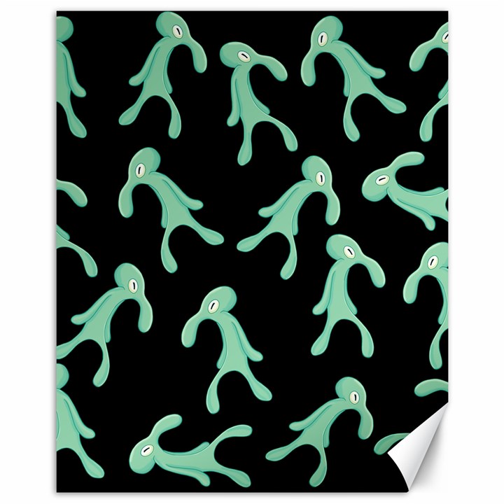 Bold and Brash pattern Canvas 11  x 14 