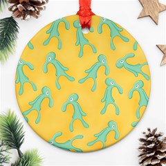 Bold And Brash Pattern Ornament (round) by Valentinaart