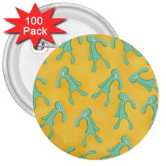 Bold And Brash Pattern 3  Buttons (100 Pack)  by Valentinaart