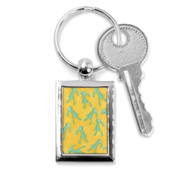 Bold And Brash Pattern Key Chains (rectangle)  by Valentinaart