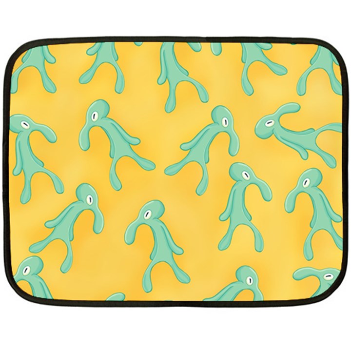 Bold and Brash pattern Double Sided Fleece Blanket (Mini) 